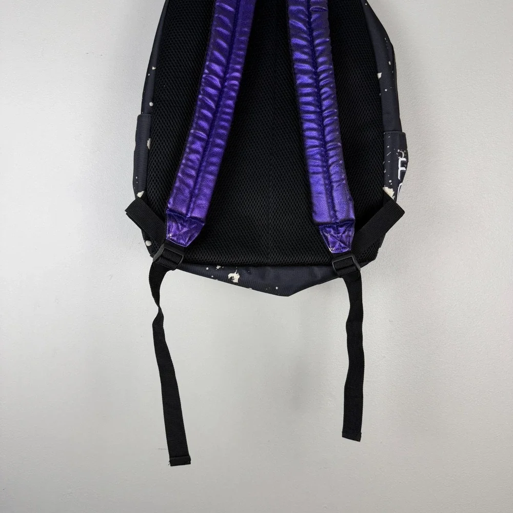 Fall Out Boy Backpack Black Paint Splatter Mania Adjustable Straps Young Menace
